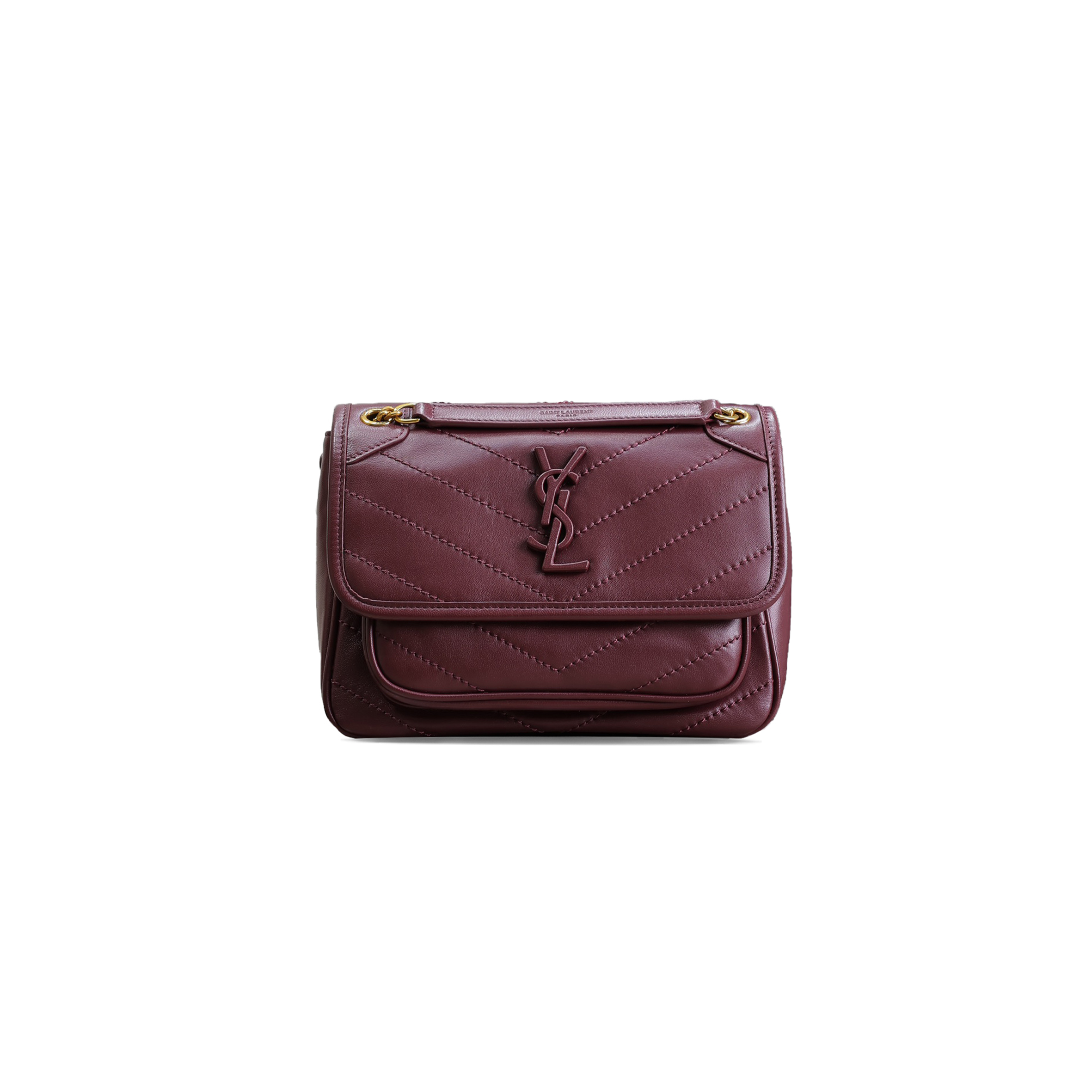 Y*L niki small chain bag in lambskin 533037100235417 (22*16.5*7.5cm)